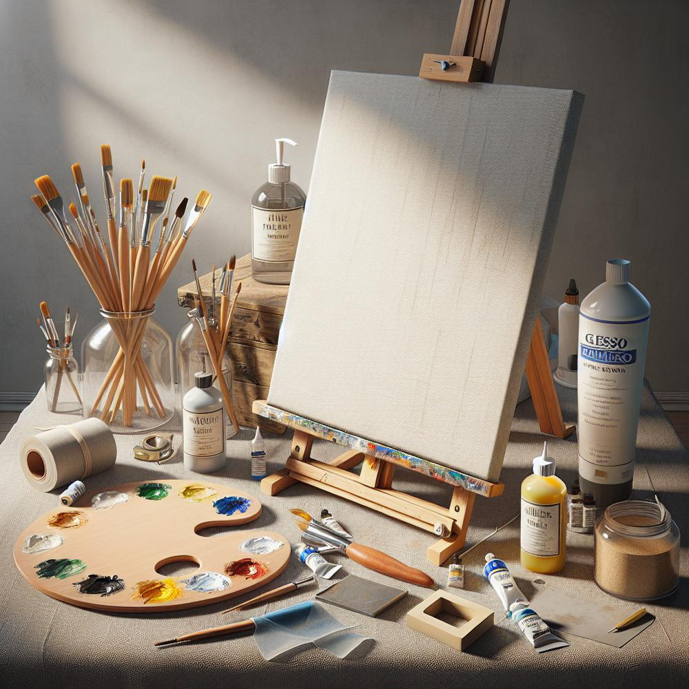 How To Prepare A Linen Canvas For Oil Painting - Sara Kelly-Crockett ...